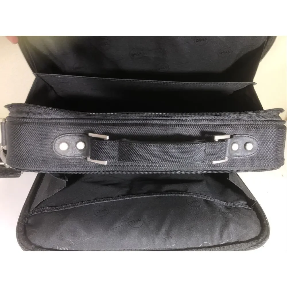 Laptop Briefcase Bag Dell Removable Padding Handle & Shoulder Strap